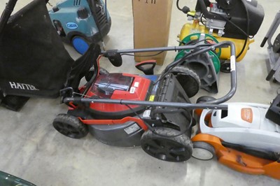 Lot 2375 - AL-KO cordless lawnmower (no rear grass...