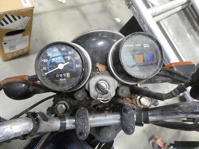 Lot 4040 - Honda CD250U petrol motorcycle in blue with 2...