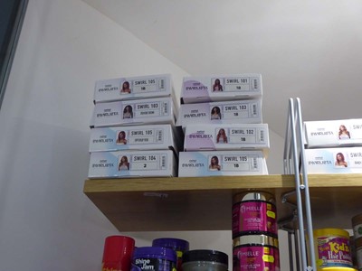 Lot 3351 - Shelf containing approx. 11 Melted Hairline...