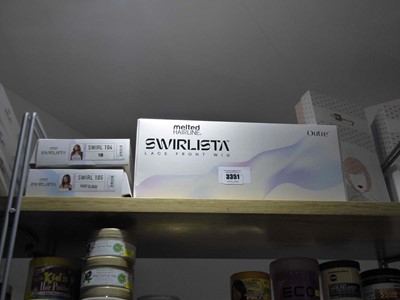 Lot 3351 - Shelf containing approx. 11 Melted Hairline...