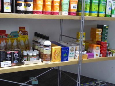 Lot 3361 - Shelf of various cosmetic treatments,...