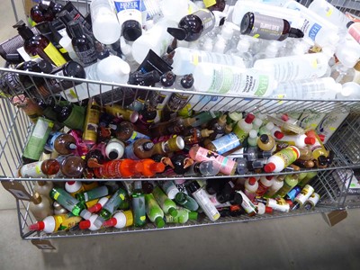 Lot 3368 - Wire basket containing an assortment of hair...