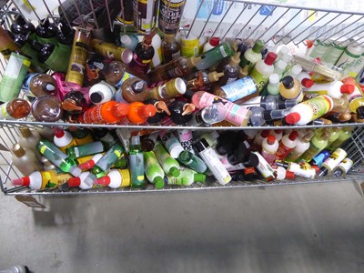 Lot 3369 - Wire basket containing assorted hair products...