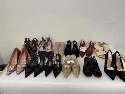 Lot 12x Pairs of high heels in various styles to...