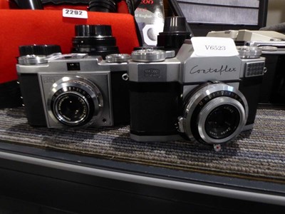 Lot 2290 - 2 cameras, Zeiss Ikon and Cortaflex