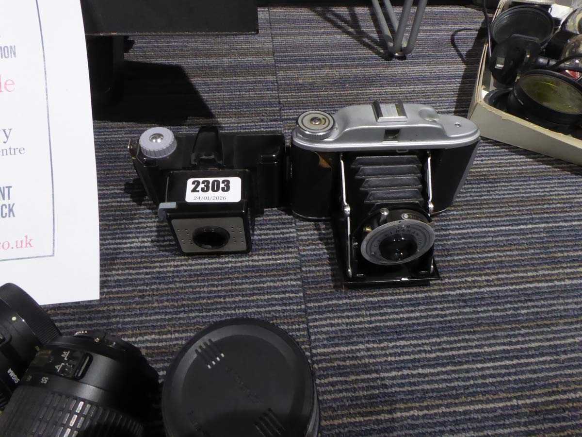 Lot 2303 - Coronet 4 camera along with a GB Kershaw 110...