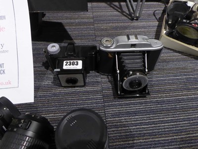 Lot 2303 - Coronet 4 camera along with a GB Kershaw 110...