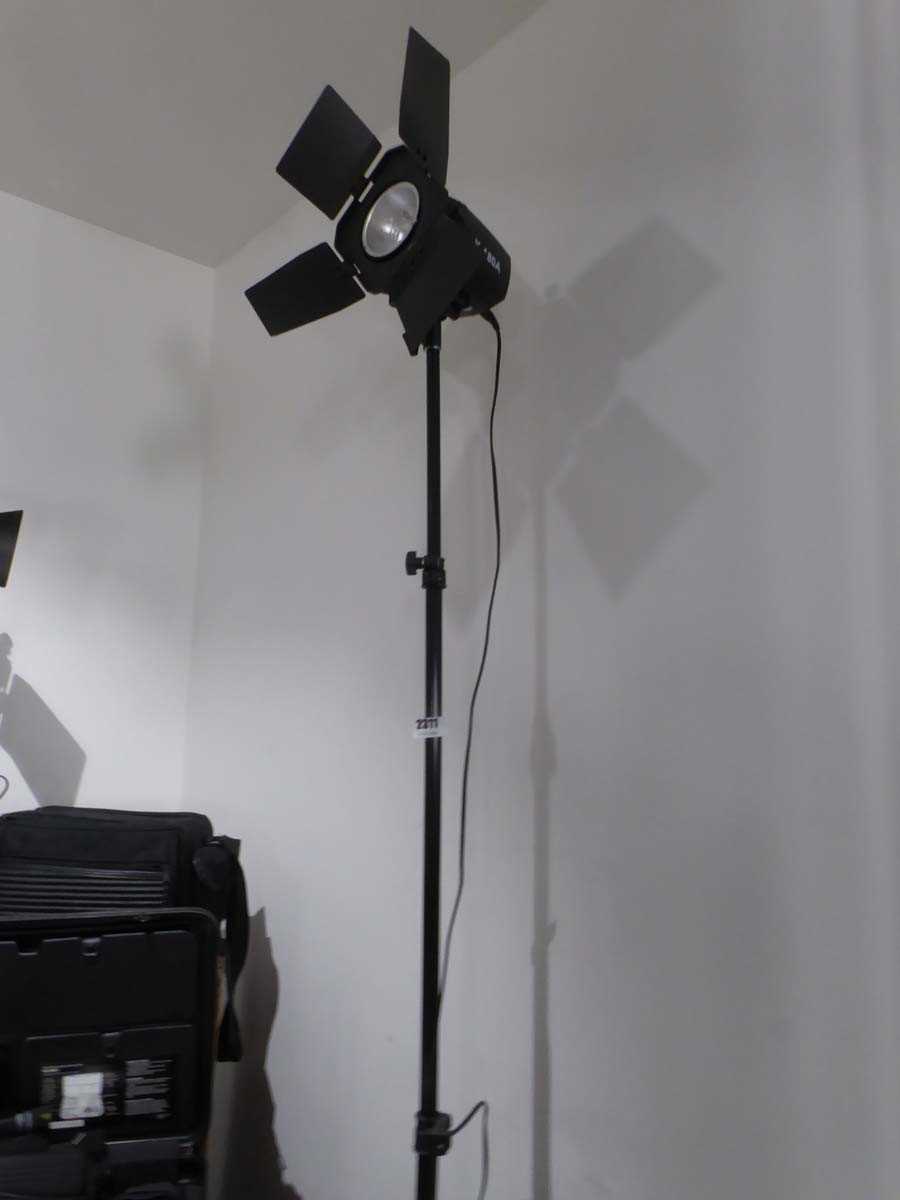 Lot 2311 - 2 studio lights on stands