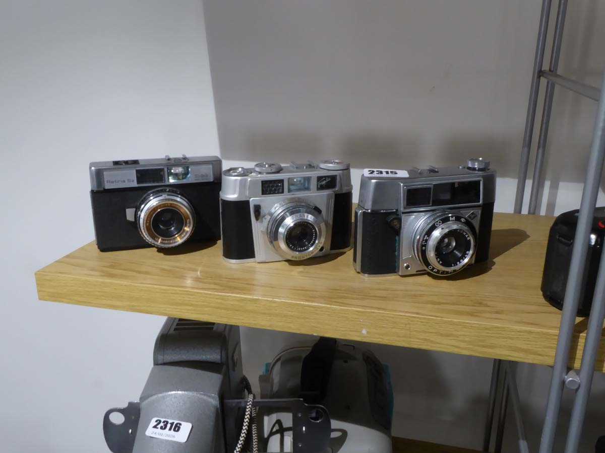Lot 2315 - Kodak Retina S2 camera along with Franka...