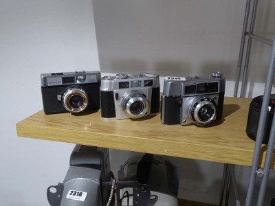 Lot 2315 - Kodak Retina S2 camera along with Franka...