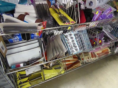 Lot 3383 - Wire basket containing assorted hair products...
