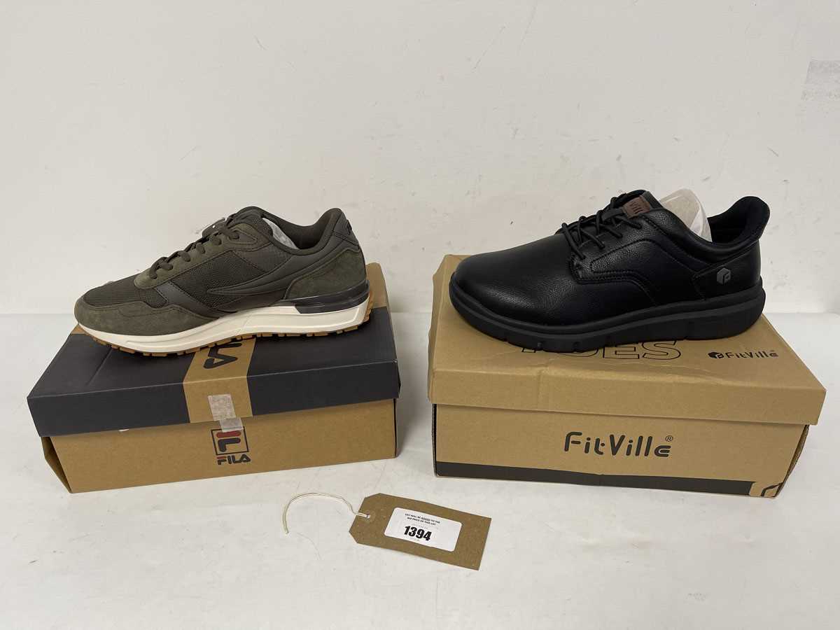 Lot 2x Boxed pairs of trainers to include Fitville...