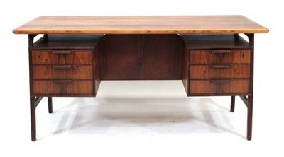 Lot 75 - A 1960's Danish rosewood Model 75 freestanding...