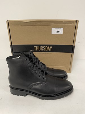 Lot Thursday Boot Company major boots in black...