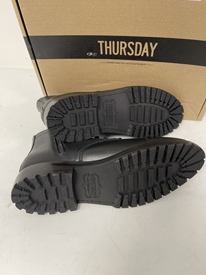 Lot 1901 - Thursday Boot Company major boots in black...