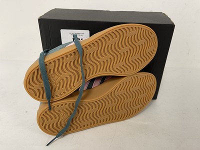 Lot 1904 - Adidas VL court 3.0 trainers in teal size UK5 -...