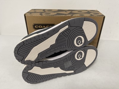 Lot 1918 - Coach soho trainers in charcoal size UK11.5 -...