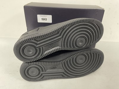 Lot 1943 - Nike air force 1 '07 LV8 trainers in black...