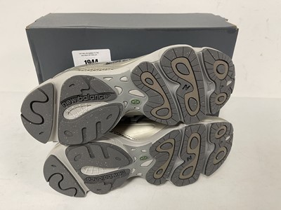 Lot 1944 - New Balance 1000 trainers in silver size UK9 -...