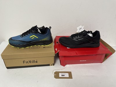 Lot 2x Boxed pairs of trainers to include FitVille...