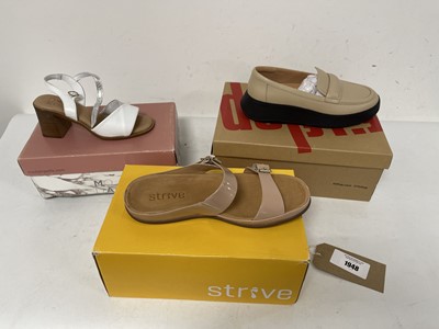 Lot 3x Boxed pairs of shoes to include Moda in...