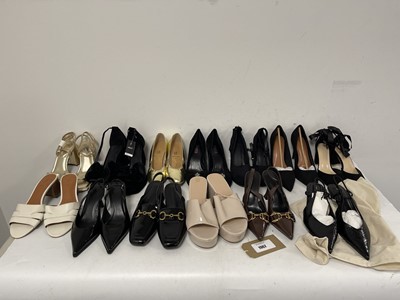 Lot 13x Pairs of high heels in various styles to...