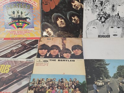 Lot A group of The Beatles albums including...