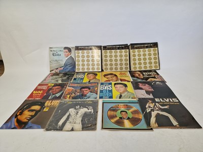 Lot A box of Elvis vinyl including GI Blues,...