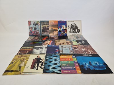 Lot A box of assorted vinyl including Campbell...