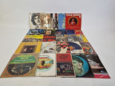 Lot A box of assorted vinyl including Campbell...