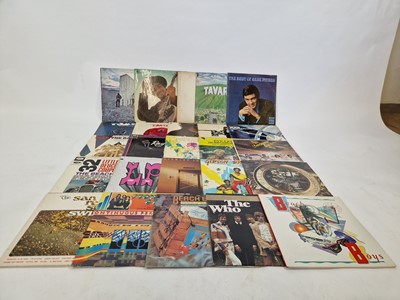 Lot A box of assorted vinyl including Campbell...