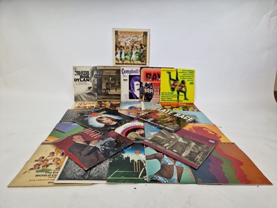 Lot A box of assorted vinyl including Campbell...