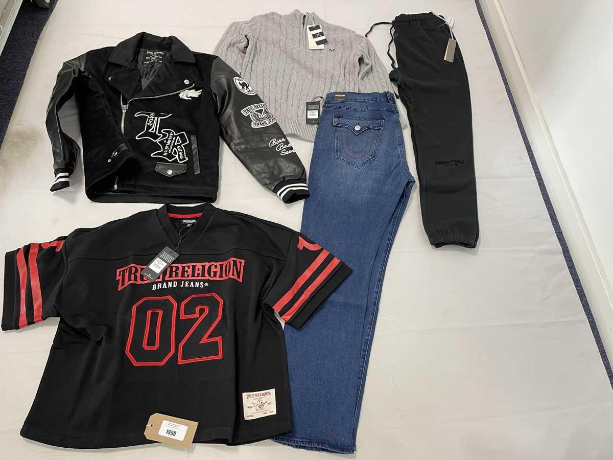 Lot 1998 - Selection of clothing to include True Religion,...