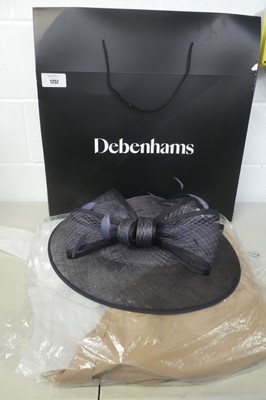 Lot Boxed Debenhams Debut Fascinator hat with...