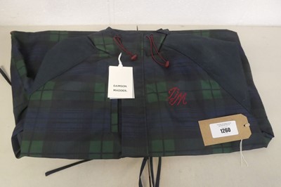 Lot Damson Madder Liu raincoat in navy check (size 8)
