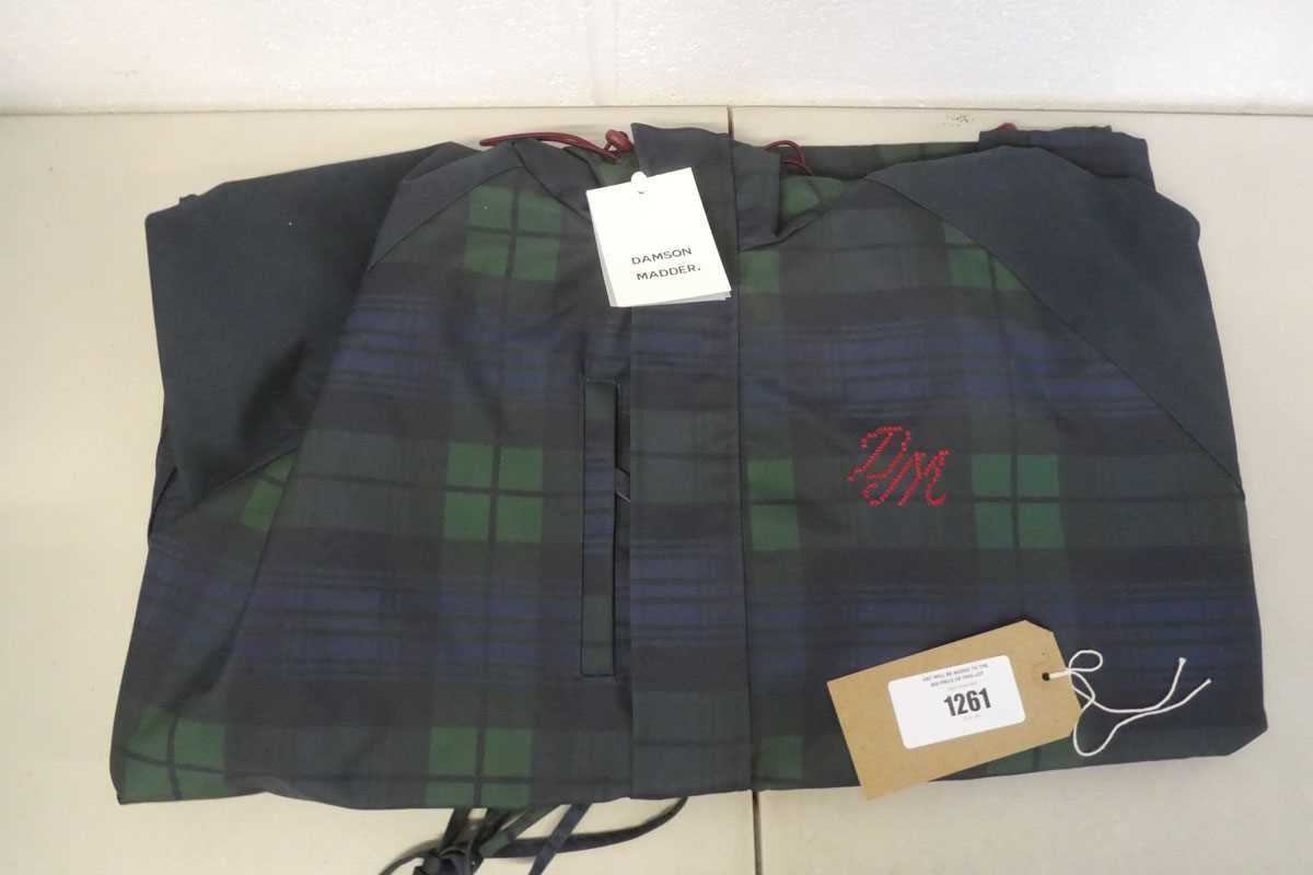 Lot Damson Madder Liu raincoat in navy check (size...