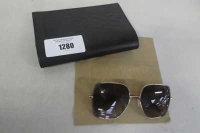 Lot Pair of Boss sunglasses with case