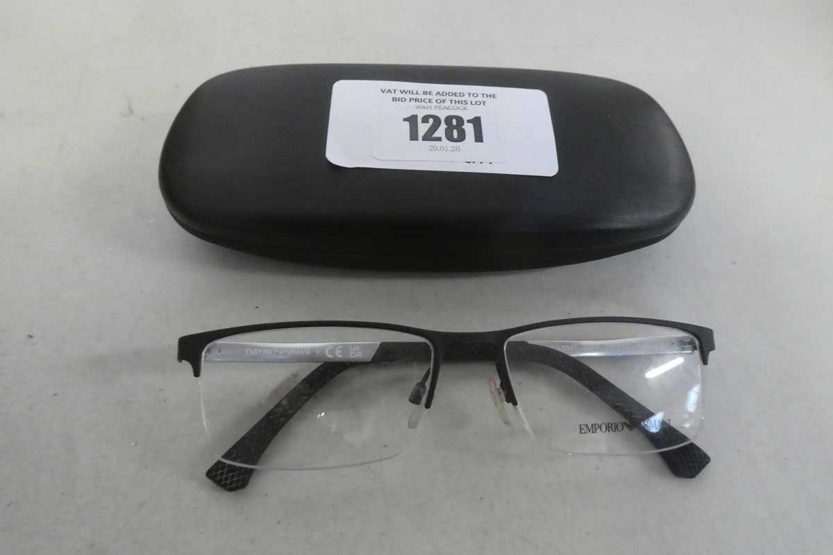 Lot Pair of Emporio Armani glasses in case