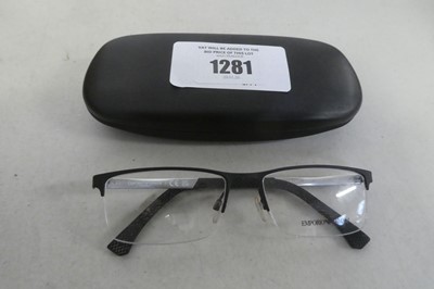 Lot Pair of Emporio Armani glasses in case