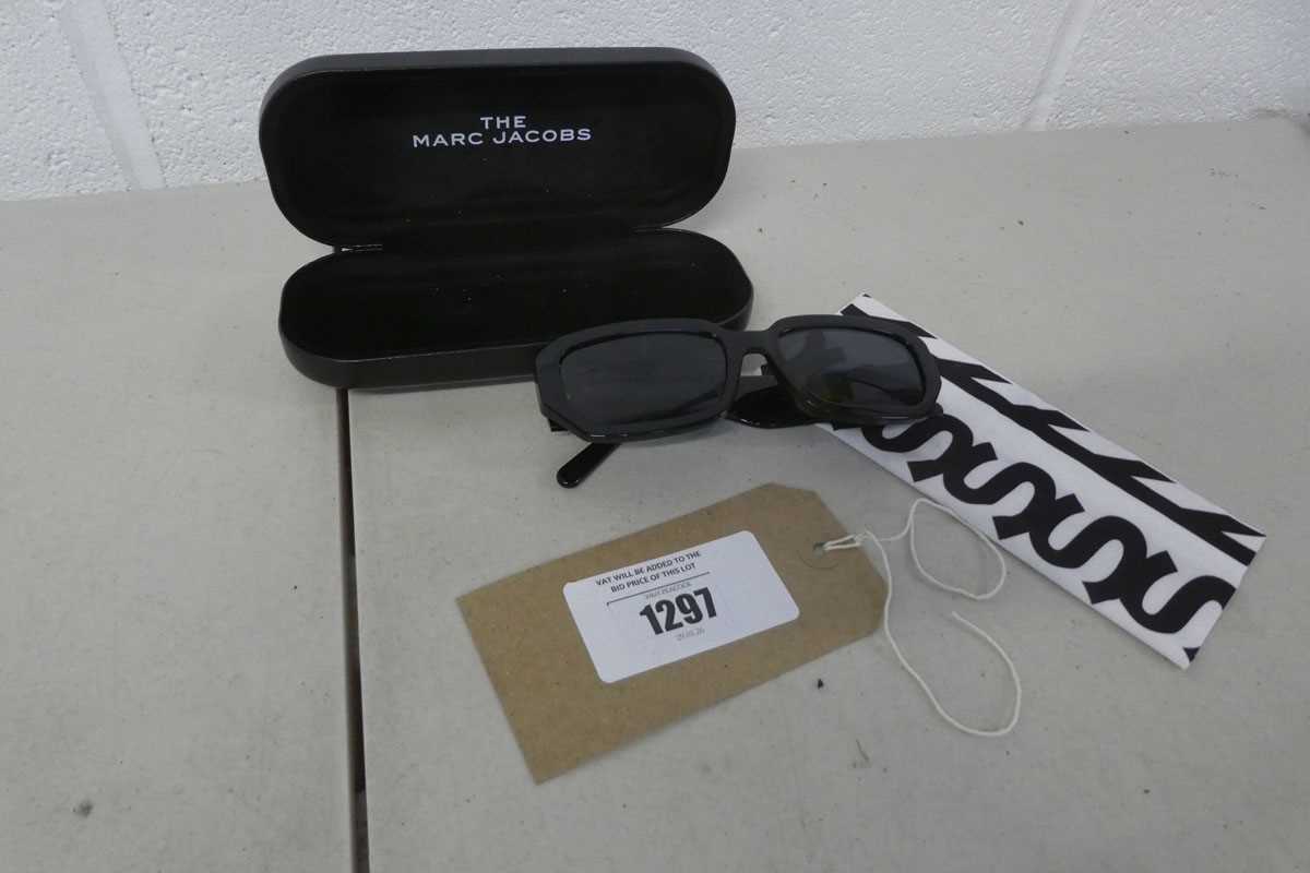 Lot Pair of Mark Jacobs sunglasses with case