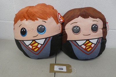 Lot 2 Harry Potter plushies incl;. Ron Weasley and...