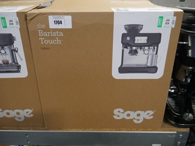 Lot 1704 - Sage The Barista Pro counter top coffee...