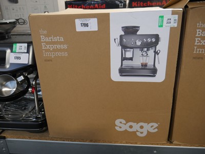 Lot 1706 - Sage The Barista Express Impress counter top...