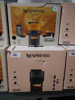 Lot 1729 - 3 Nespresso Vertu Pop counter top coffee machines