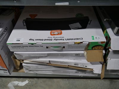 Lot 1734 - 5 Chefman family size glass top warming tays