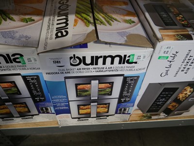 Lot 1741 - Gourmia dual basket air fryer, boxed
