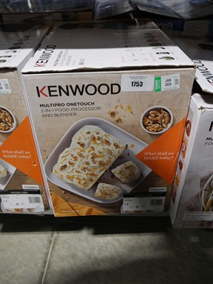 Lot 1753 - Kenwood Multi Pro 1 Touch 2-in-1 food...