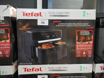 Lot 1761 - Tefal Dual Easy 8.3L double drawer air fryer,...