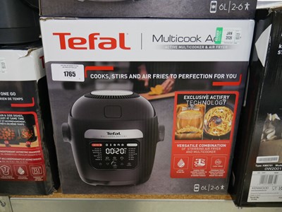 Lot 1765 - Tefal Multi Cook Actifry 6L multi cooker and...
