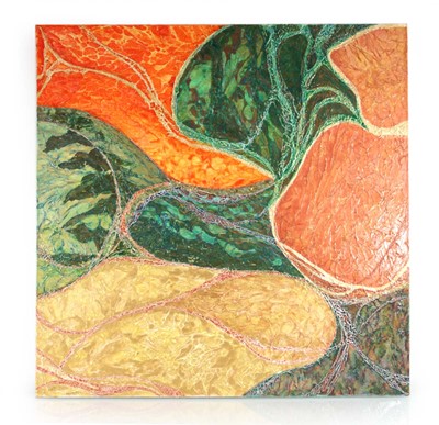 Lot 202 - Keith Barrell (b. 1939), acrylic media on...